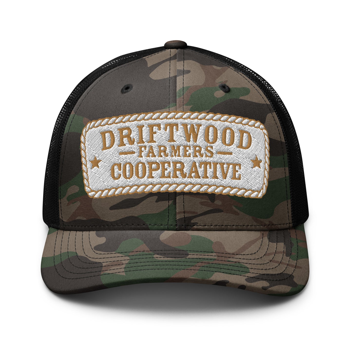 Camouflage trucker hat