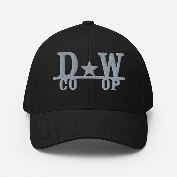 Driftwood Farmers Cooperative Logo Cattle Bar Structured Twill Cap