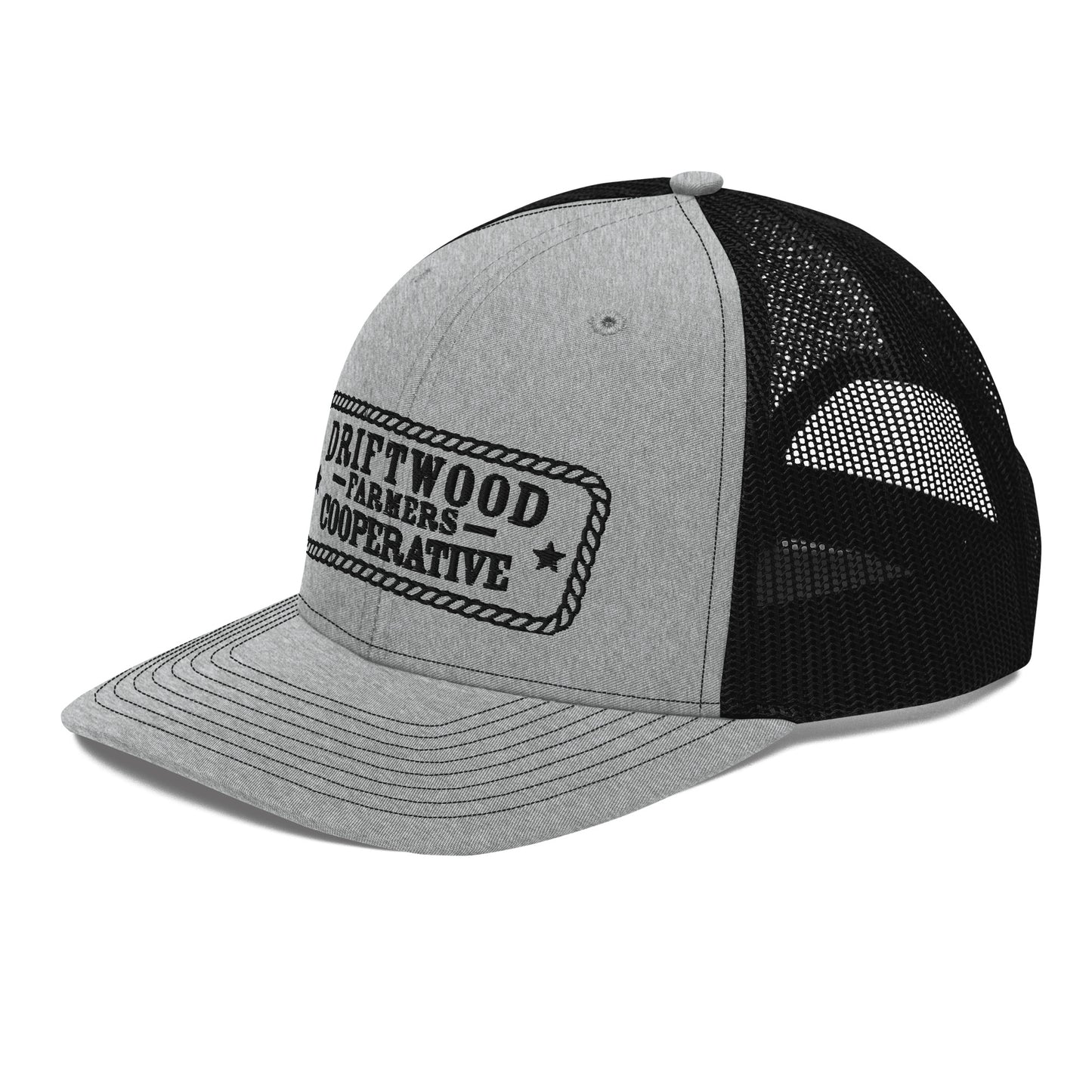 Driftwood Farmers Cooperative Logo Trucker Cap- Rope