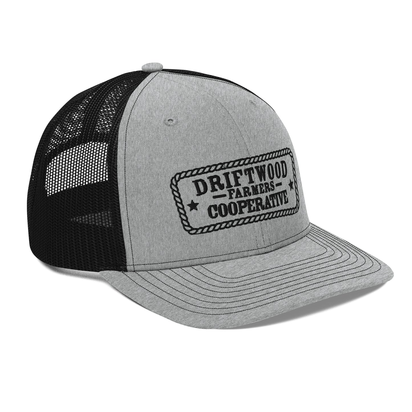 Driftwood Farmers Cooperative Logo Trucker Cap- Rope