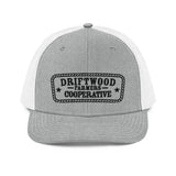 Driftwood Farmers Cooperative Logo Trucker Cap- Rope