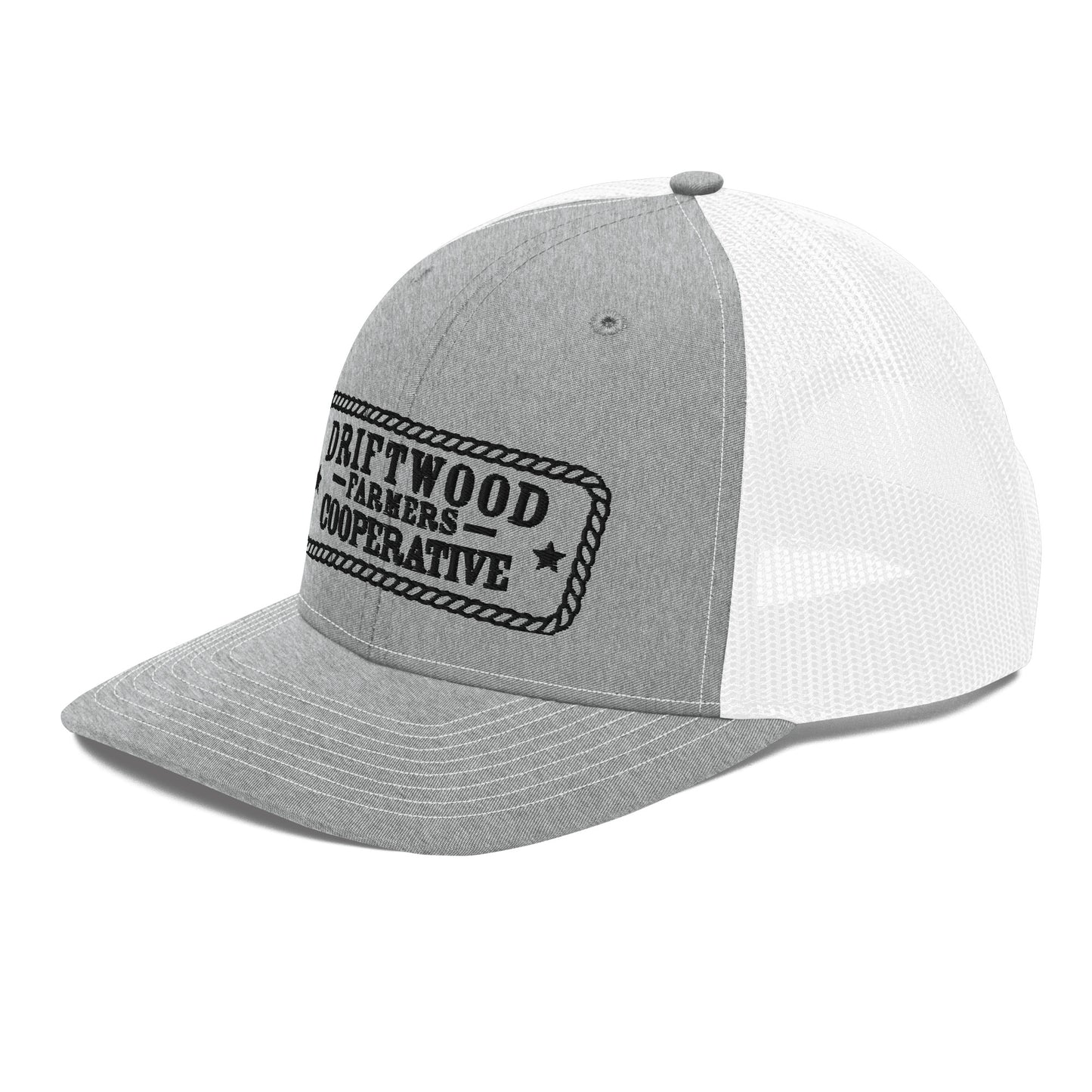 Driftwood Farmers Cooperative Logo Trucker Cap- Rope