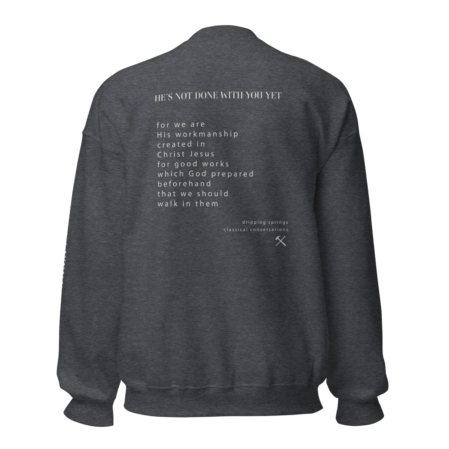 Classical Conversations 2024 'Hammer' Adult Unisex Sweatshirt