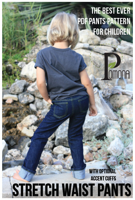 Project Pomona Stretch Waist Pants PDF Pattern